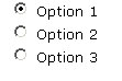 radio buttons example