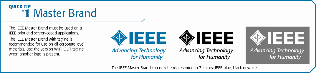image showing quick tips and information about the IEEE Brand