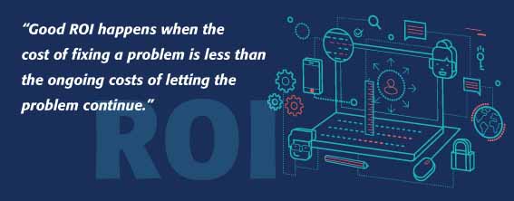image of a quote on ROI