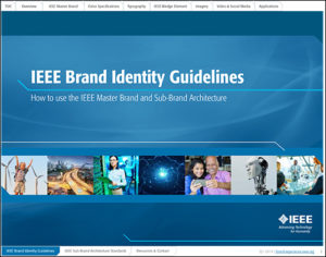 cover image of ieee brand guidelines document