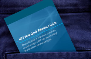 image of ieee style quick reference guide