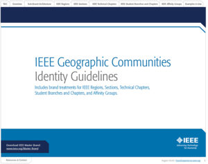 image showing cover of the IEEE geographic communities identity guidelines