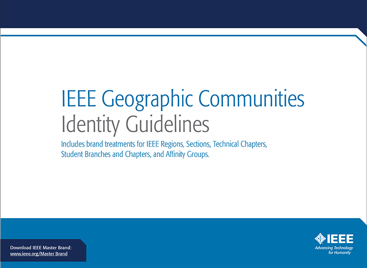 A PDF screenshot of the IEEE Geographic Communities Identity Guidelines