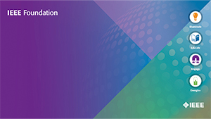 IEEE Foundation Virtual Background - Purple