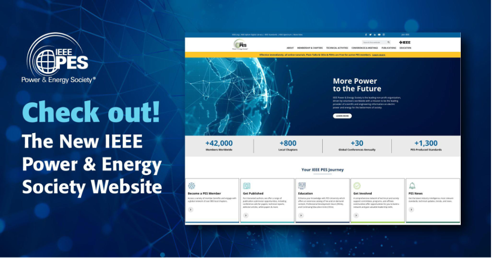 IEEE Power & Energy Society website screenshot