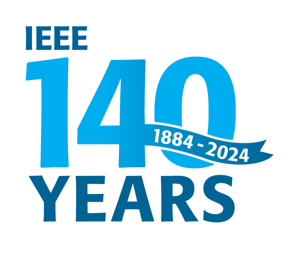 IEEE 140 Years logo.